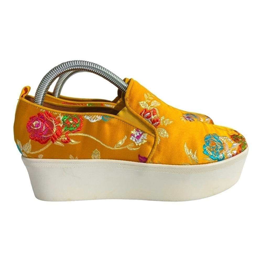 Golo Vivian Platform Silk Floral Shoes  Size 10 - Picture 3 of 12